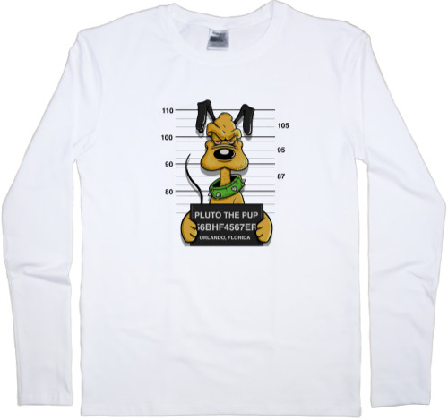 Men's Longsleeve Shirt - Pluto The Pup - Mfest