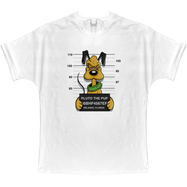 T-shirt Oversize - Pluto The Pup - Mfest