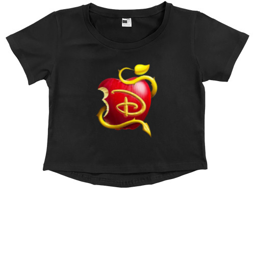 Kids' Premium Cropped T-Shirt - Наследники 2 - Mfest