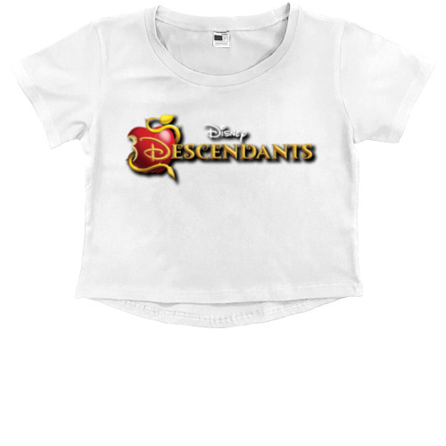 Kids' Premium Cropped T-Shirt - Наследники - Mfest