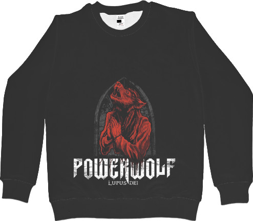 Women's Sweatshirt 3D - powerwolf 4 - Mfest