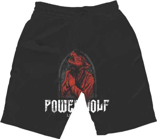 Men's Shorts 3D - powerwolf 4 - Mfest