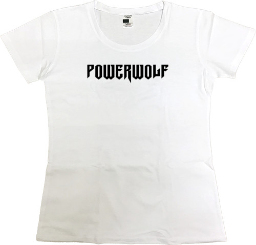 Women's Premium T-Shirt - powerwolf 3 - Mfest