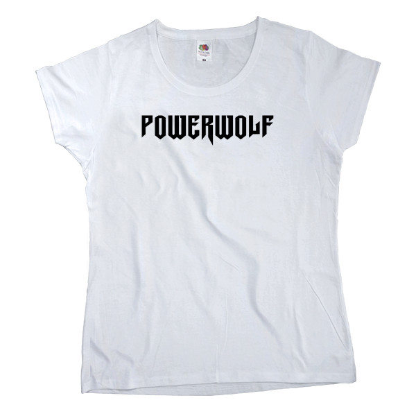 Women's T-shirt Fruit of the loom - powerwolf 3 - Mfest