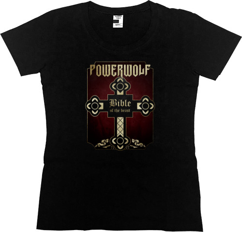 Women's Premium T-Shirt - powerwolf 2 - Mfest