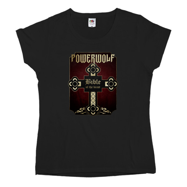 Women's T-shirt Fruit of the loom - powerwolf 2 - Mfest