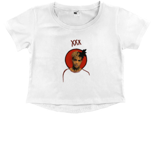 Kids' Premium Cropped T-Shirt - xxxtentacion 3 - Mfest