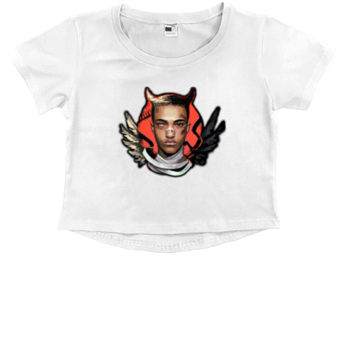 Kids' Premium Cropped T-Shirt - xxxtentacion 2 - Mfest