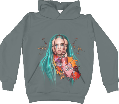 Unisex Hoodie 3D - billie eilish - Mfest