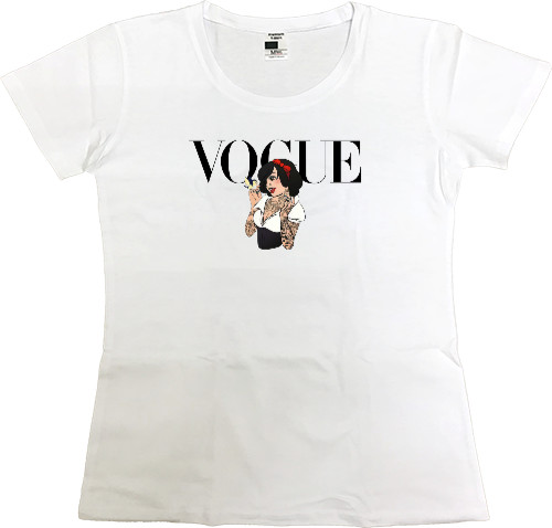 Women's Premium T-Shirt - Princess Vogue (Белоснежка) - Mfest