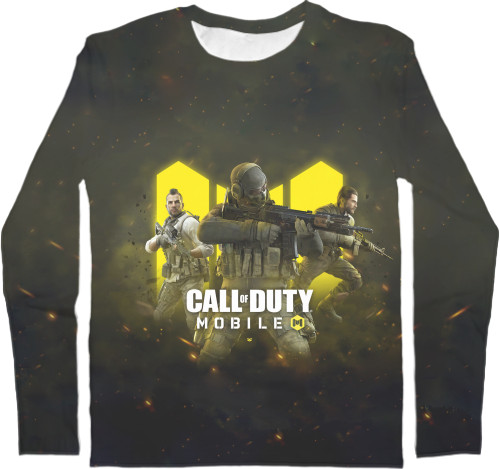 Kids' Longsleeve Shirt 3D - Call of duty 2 - Mfest