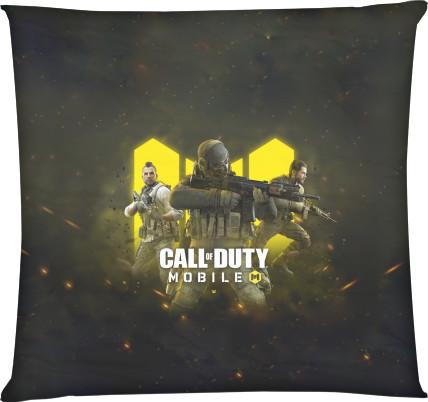 Square Throw Pillow - Call of duty 2 - Mfest