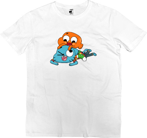 Men’s Premium T-Shirt - gumball and darwin 3 - Mfest