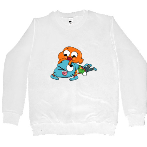 Men’s Premium Sweatshirt - gumball and darwin 3 - Mfest