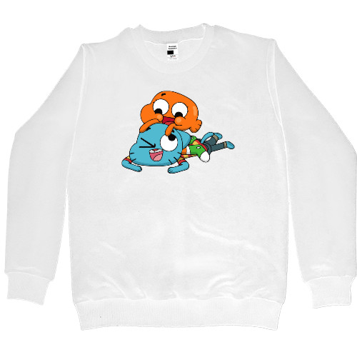 Women's Premium Sweatshirt - gumball and darwin 3 - Mfest