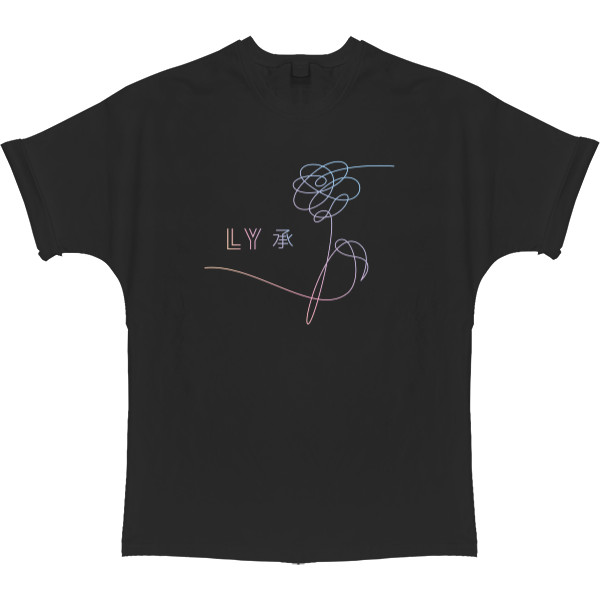 T-shirt Oversize - Flowers line bts - Mfest