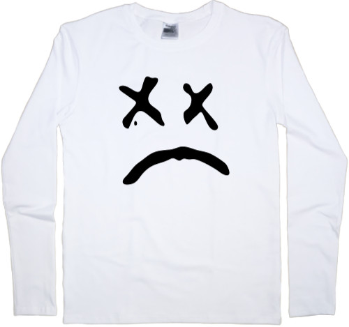 Lil Peep - Men's Longsleeve Shirt - Lil Peep fuck the population - Mfest