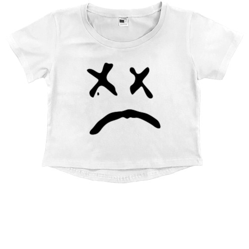 Kids' Premium Cropped T-Shirt - Lil Peep fuck the population - Mfest