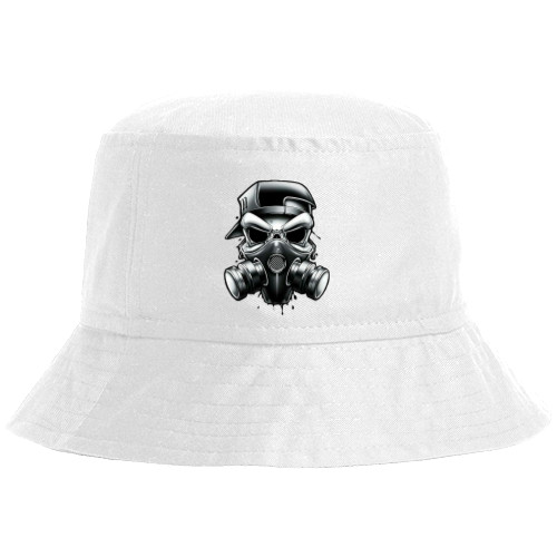 Bucket Hat - Skull And Gas Mask - Mfest