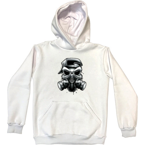 Kids' Premium Hoodie - Skull And Gas Mask - Mfest