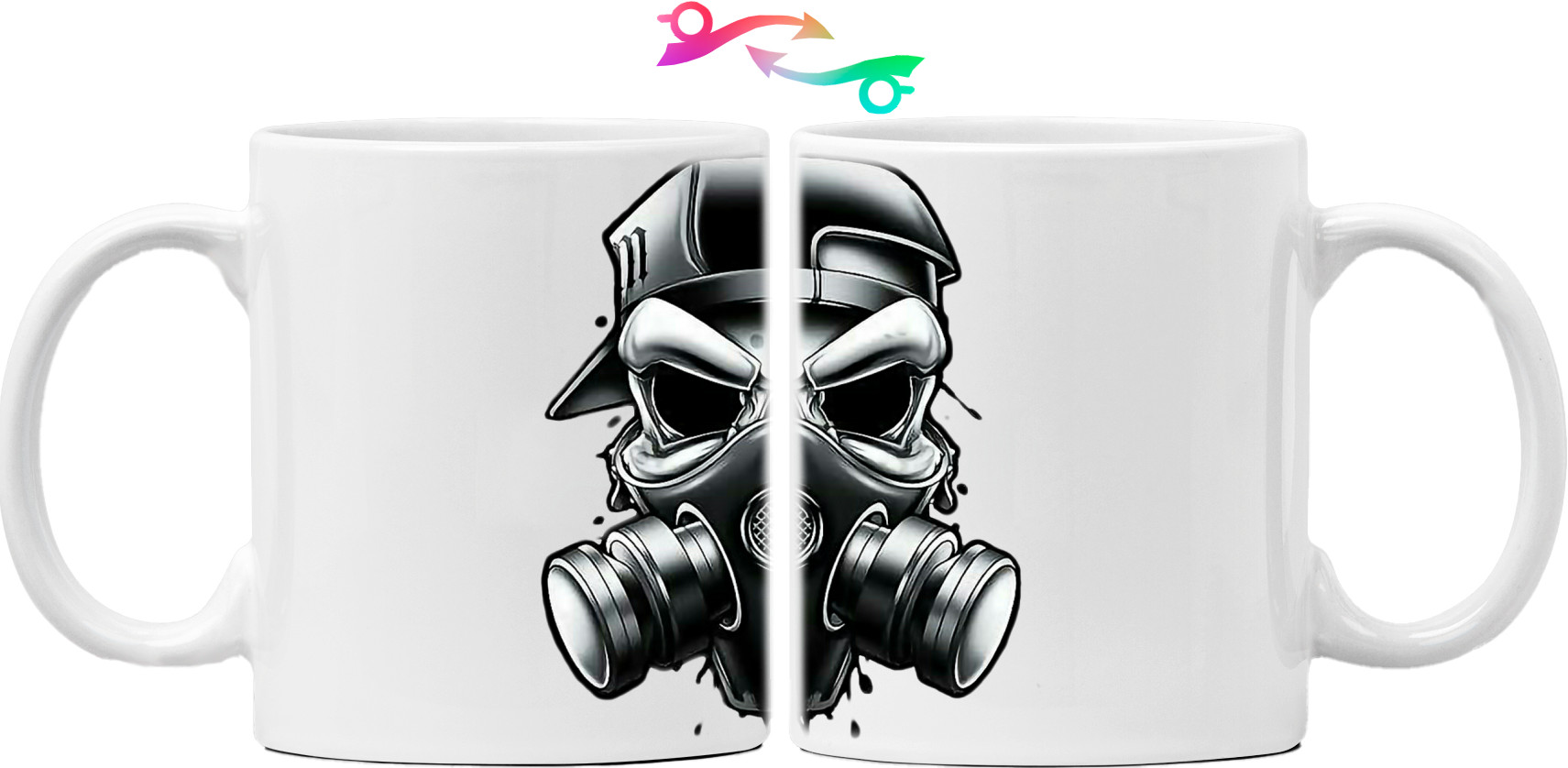 Mug - Skull And Gas Mask - Mfest