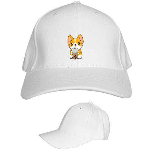 Kids' Baseball Cap 6-panel - Boba Corgi - Mfest