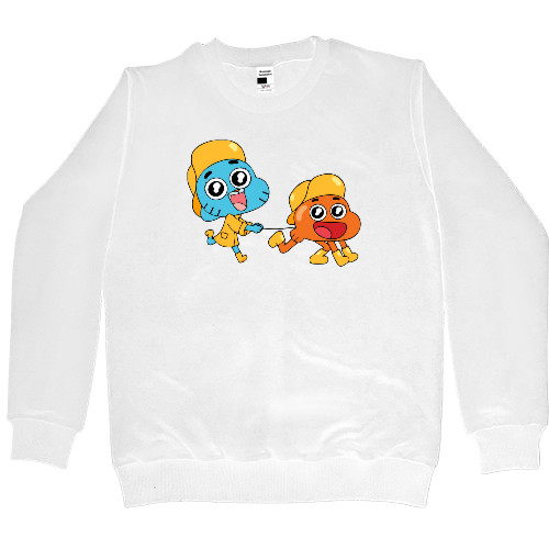 Women's Premium Sweatshirt - gumball and darwin 2 - Mfest