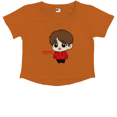 Kids' Premium Cropped T-Shirt - KOOKIE - Mfest