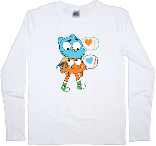 Men's Longsleeve Shirt - gumball and darwin - Mfest