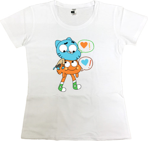 Women's Premium T-Shirt - gumball and darwin - Mfest