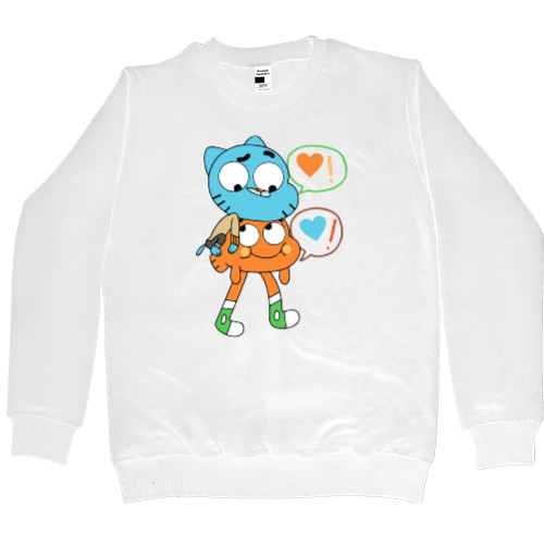 Men’s Premium Sweatshirt - gumball and darwin - Mfest