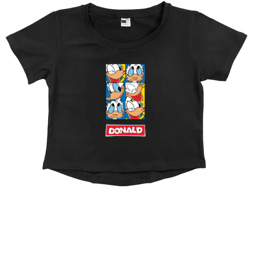 Kids' Premium Cropped T-Shirt - donald - Mfest