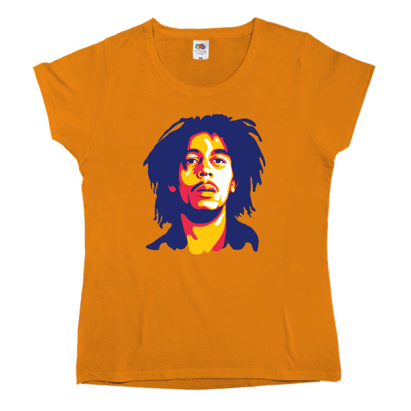 Women's T-shirt Fruit of the loom - Bob Marley - Mfest