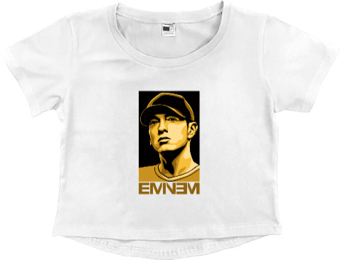 Women's Cropped Premium T-Shirt - Eminem - Mfest