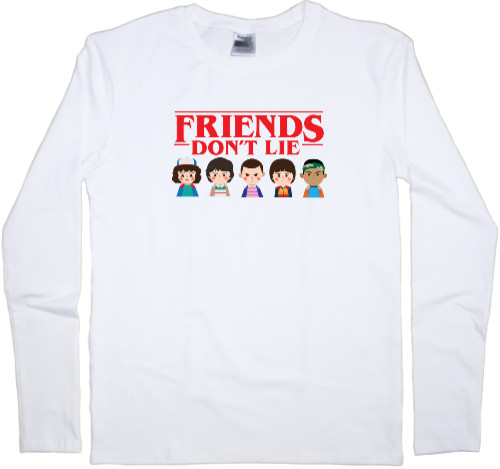 Men's Longsleeve Shirt - friends don't lie 2 - Mfest