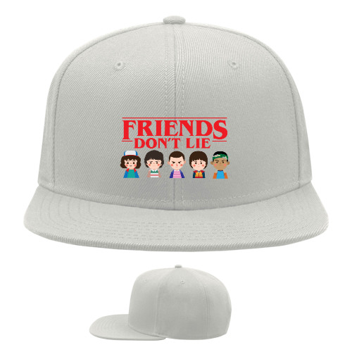 Snapback Baseball Cap - friends don't lie 2 - Mfest