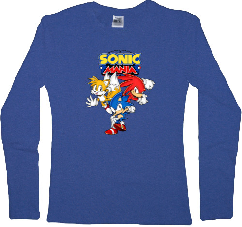 Women's Longsleeve Shirt - sonic mania - Mfest