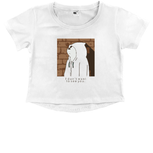 Kids' Premium Cropped T-Shirt - миша - Mfest