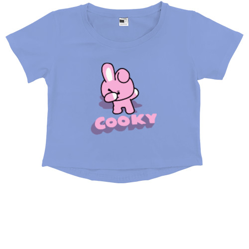 Kids' Premium Cropped T-Shirt - cooky - Mfest