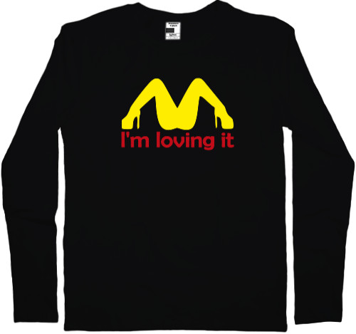 Men's Longsleeve Shirt - I'm loving it - Mfest