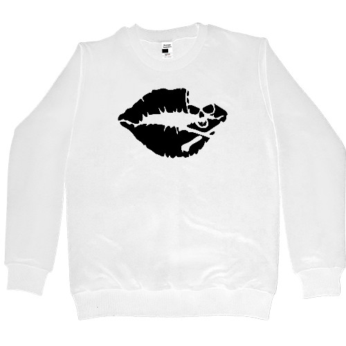 Kids' Premium Sweatshirt - Skull Lips - Mfest