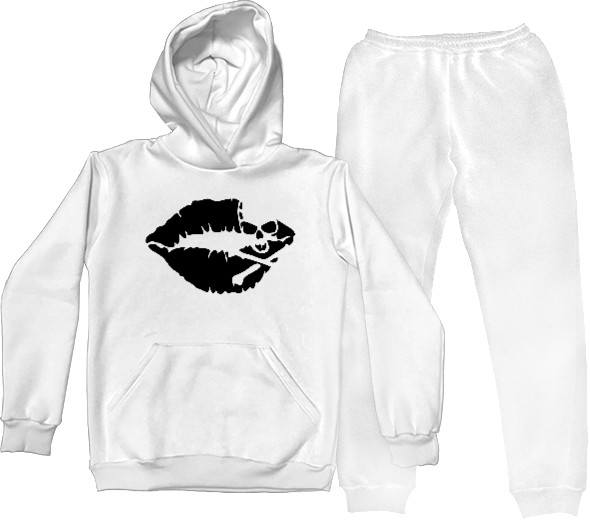 Sports suit for women - Skull Lips - Mfest