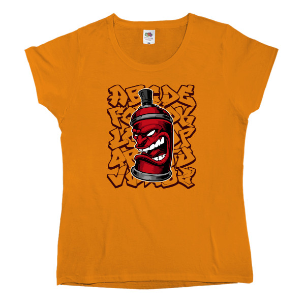 Women's T-shirt Fruit of the loom - Графити - Mfest