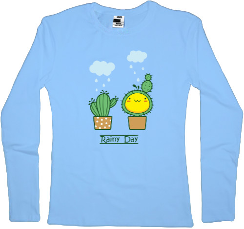 Women's Longsleeve Shirt - rainy day - Mfest