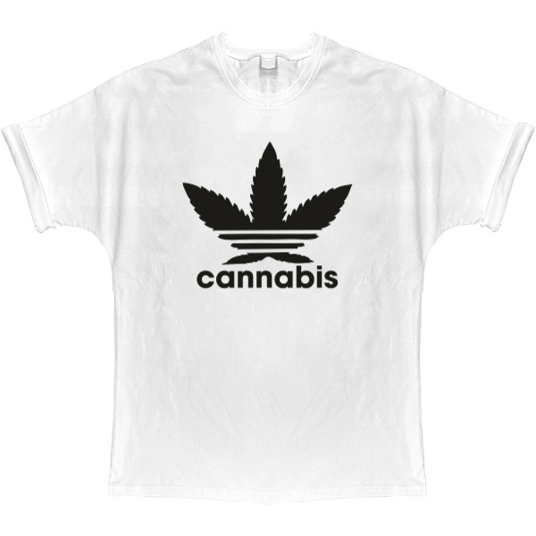 T-shirt Oversize - cannabis - Mfest