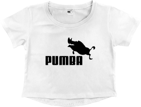 Women's Cropped Premium T-Shirt - pumba - Mfest