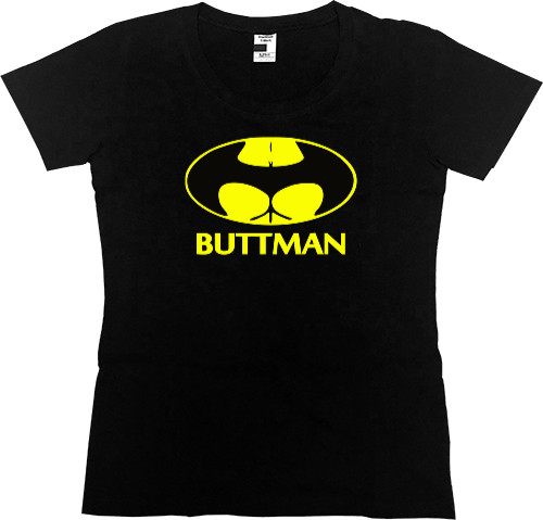 Футболка Преміум Жіноча - BUTTMAN - Mfest