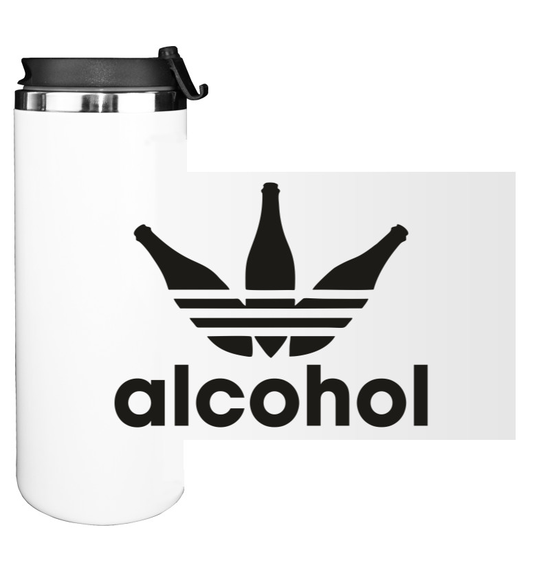 Water Bottle on Tumbler - alcohol - Mfest