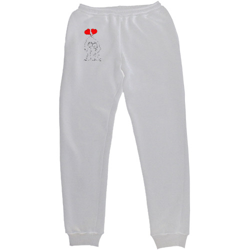 Men's Sweatpants - i love you 2 - Mfest