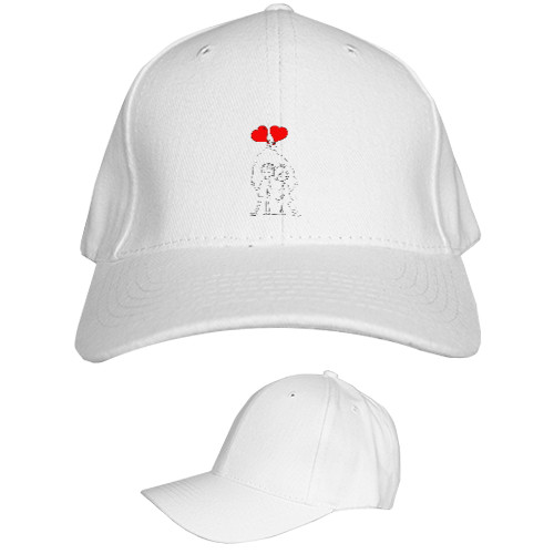 Kids' Baseball Cap 6-panel - i love you 2 - Mfest